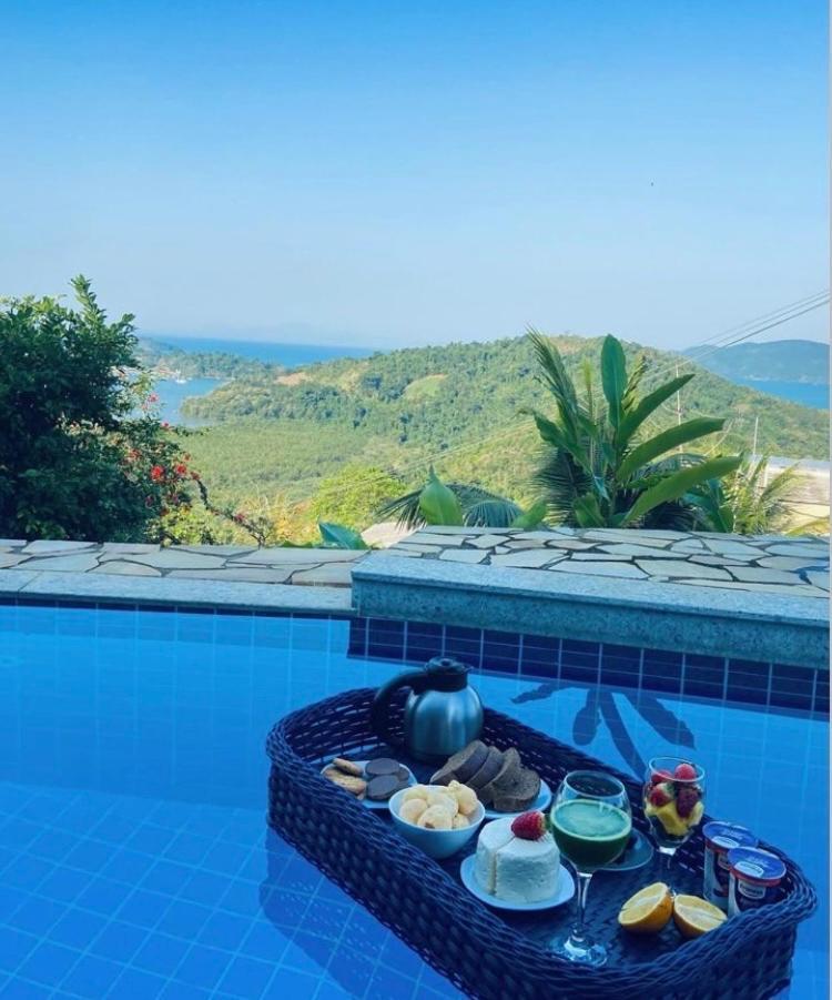 Casa Em Paraty, Piscina Com Vista Para O Mar Kültér fotó