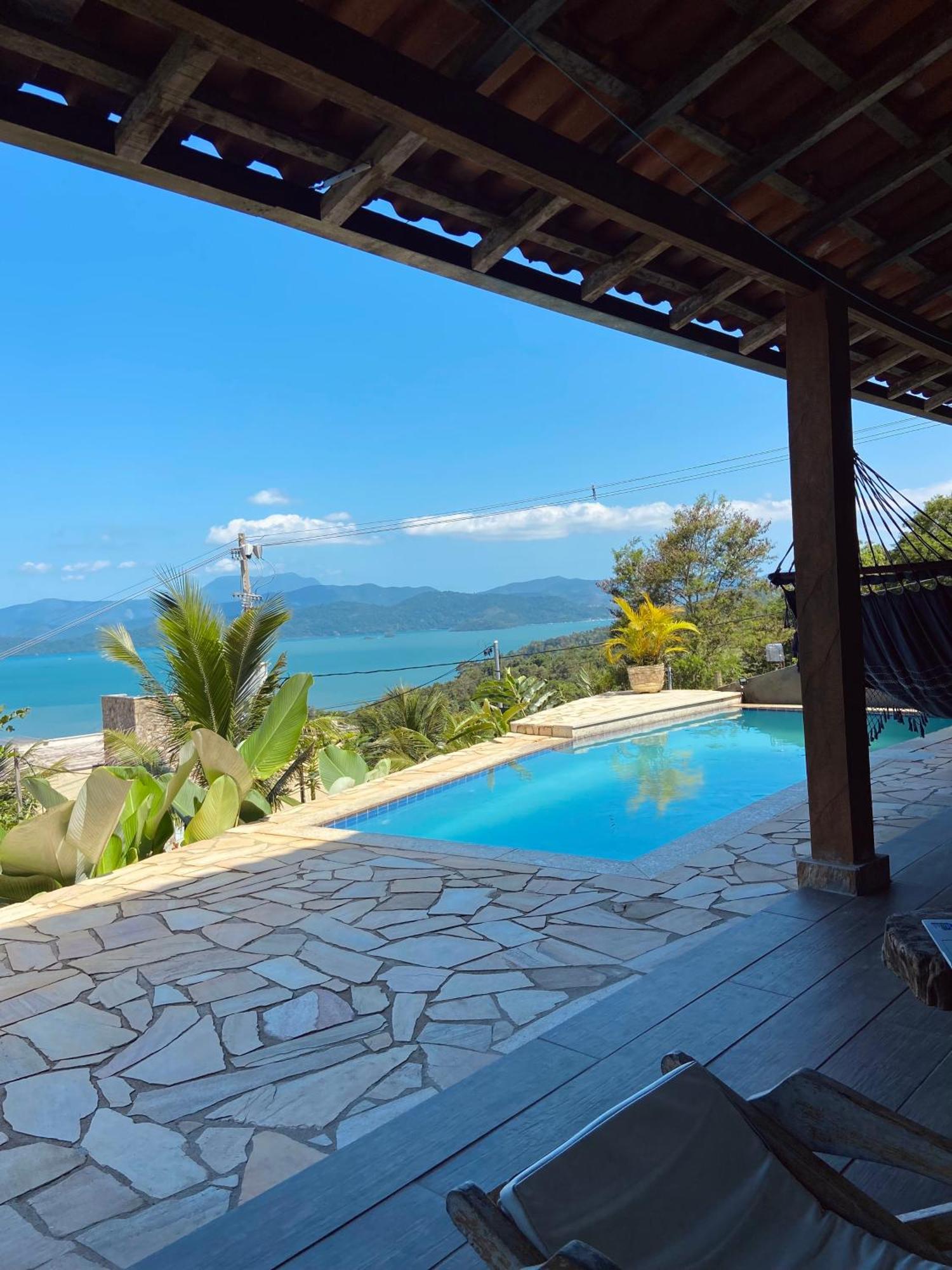Casa Em Paraty, Piscina Com Vista Para O Mar Kültér fotó